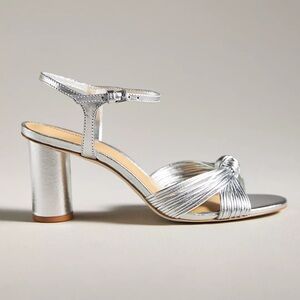 $298 Reformation Women's Petra Cylinder Heel Sandals Sz 6.5